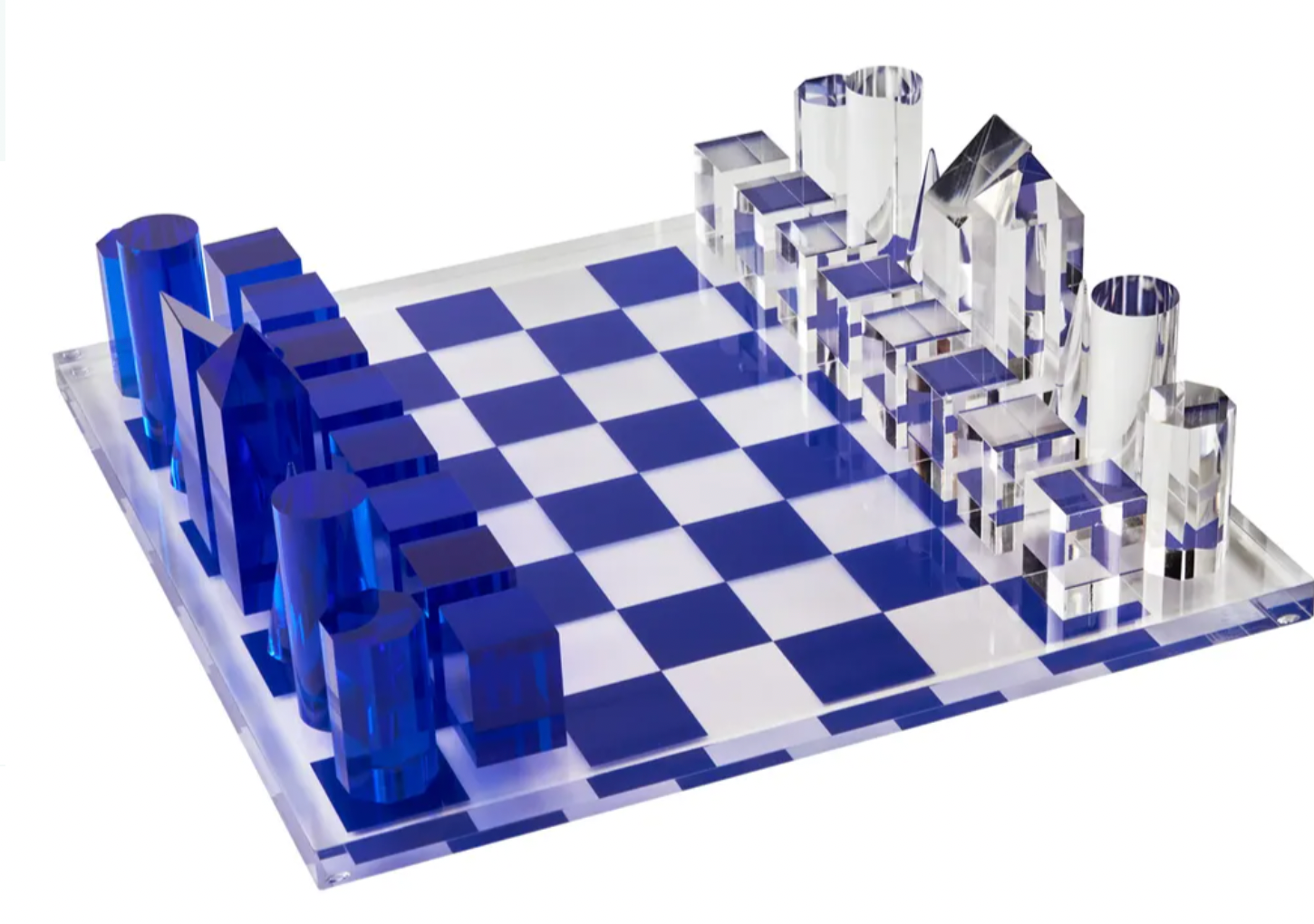 Lucite Chess Set