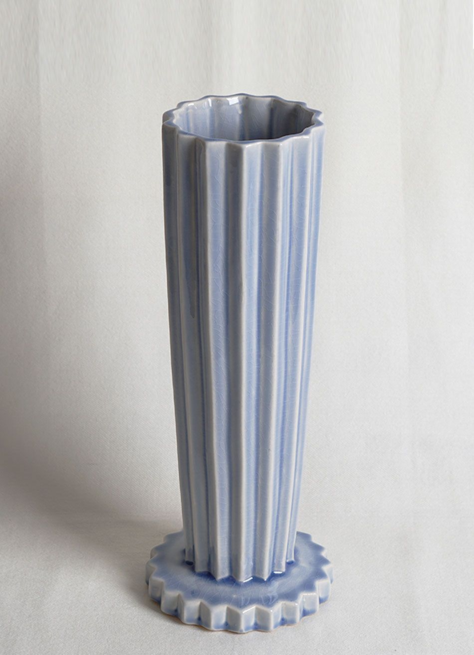 Willow Vase - Tall - Antique Blue