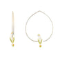 Budgerigars Birds Hoop Earrings