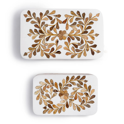 Natural Covered Box