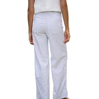 Limerick Wide-Leg Carpenter Pant