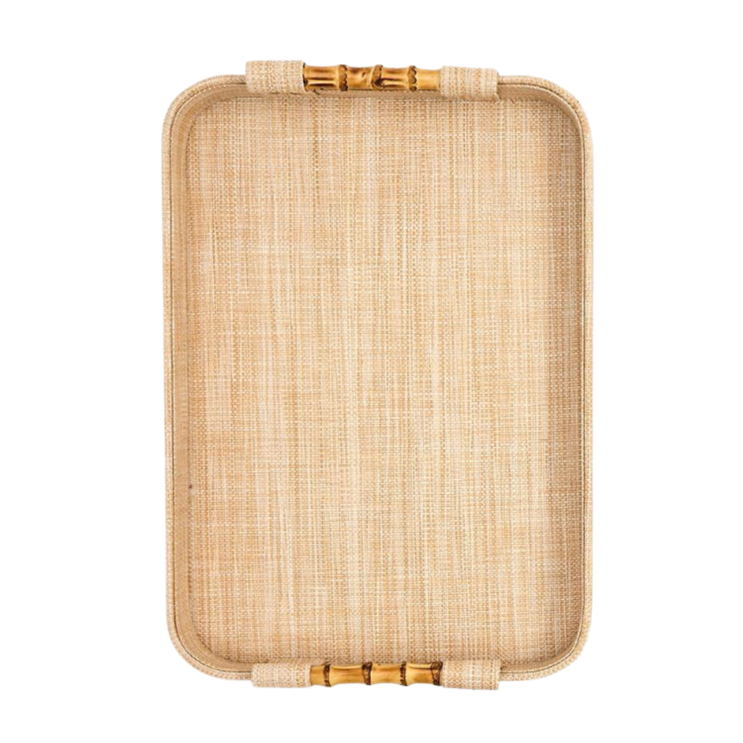 Natural Grass Rectangle Trays