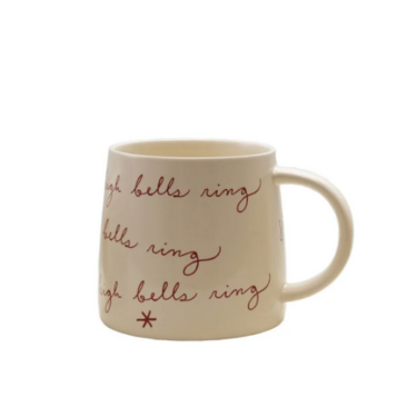 Stoneware Mug w/ Holiday Saying
