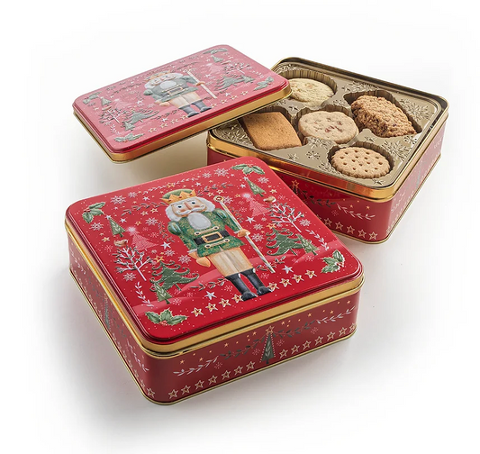 Nutcracker Square Tin