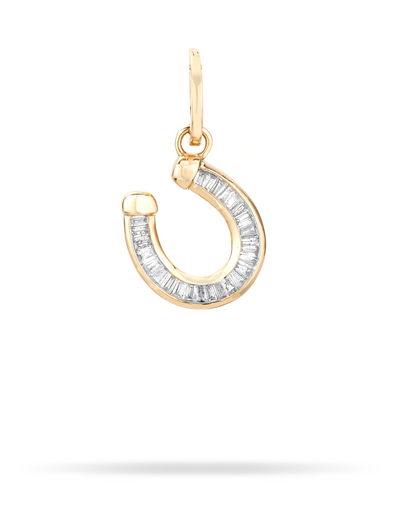 Baguette Horseshoe Charm