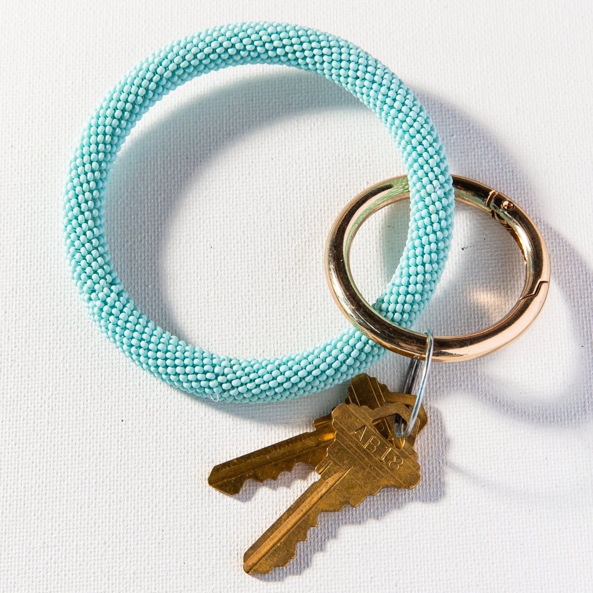 Chloe Seed Bead Key Ring