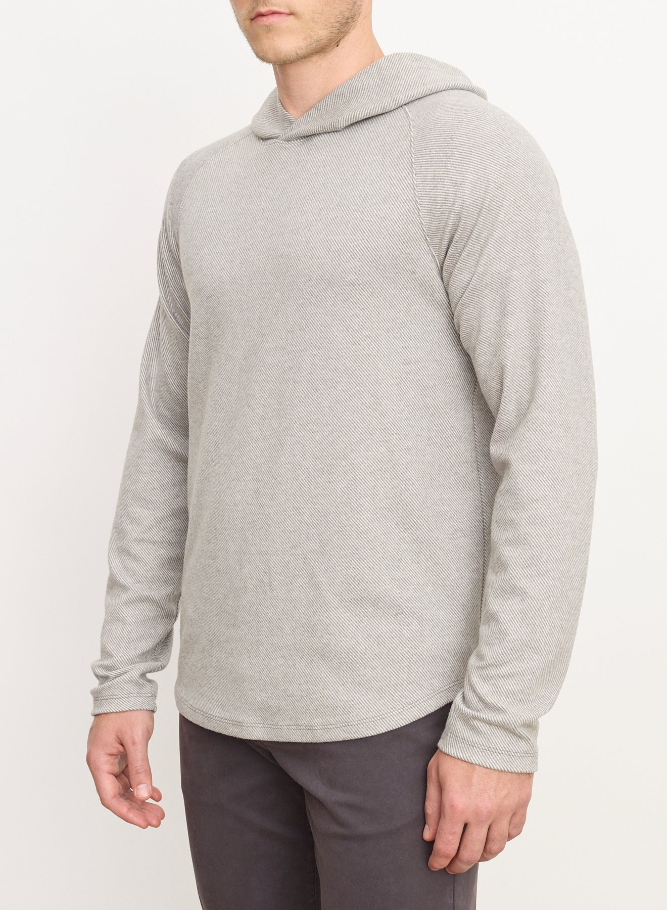 Broken Twill Pull Over Hoodie