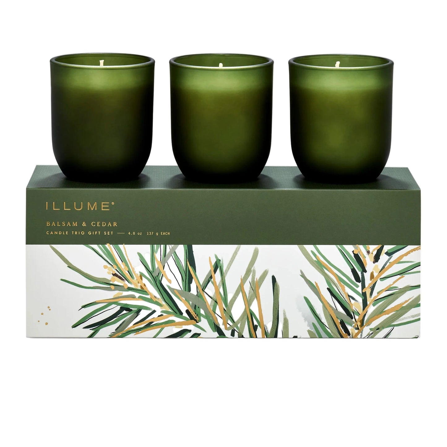 Balsam & Cedar Candle Trio Gift Set
