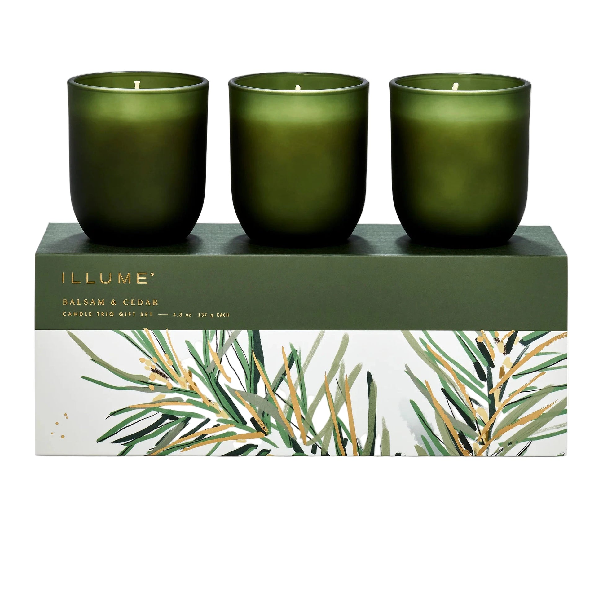 Balsam & Cedar Candle Trio Gift Set