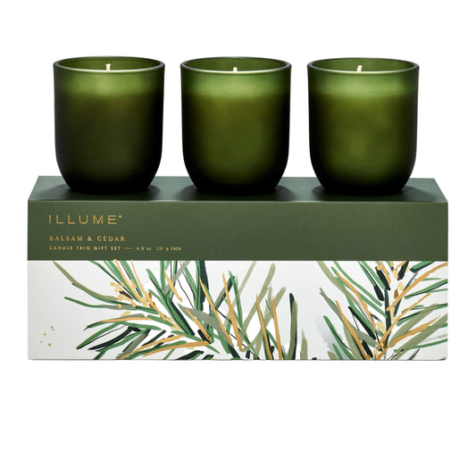 Balsam & Cedar Candle Trio Gift Set