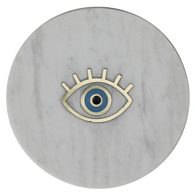 Inlaid Marble Tray - Eye