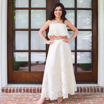 Carlotta Embroidered Top