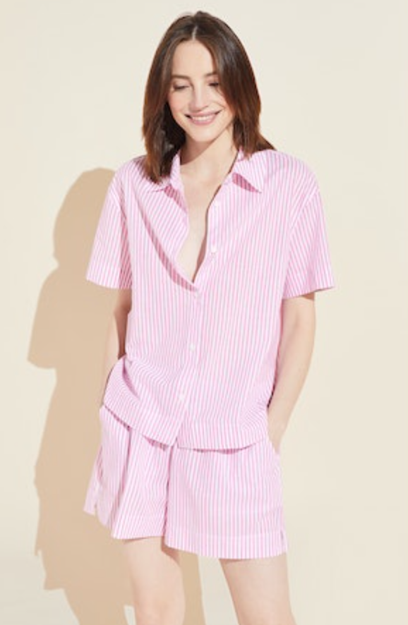 Organic Sandwashed Cotton Short PJ Set