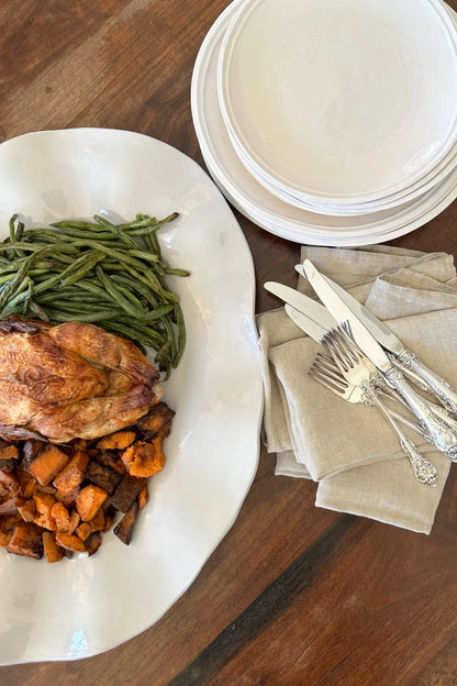 21" Large Wavy Oval Platter