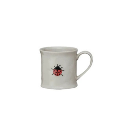 Embossed Stoneware Mug - 8oz