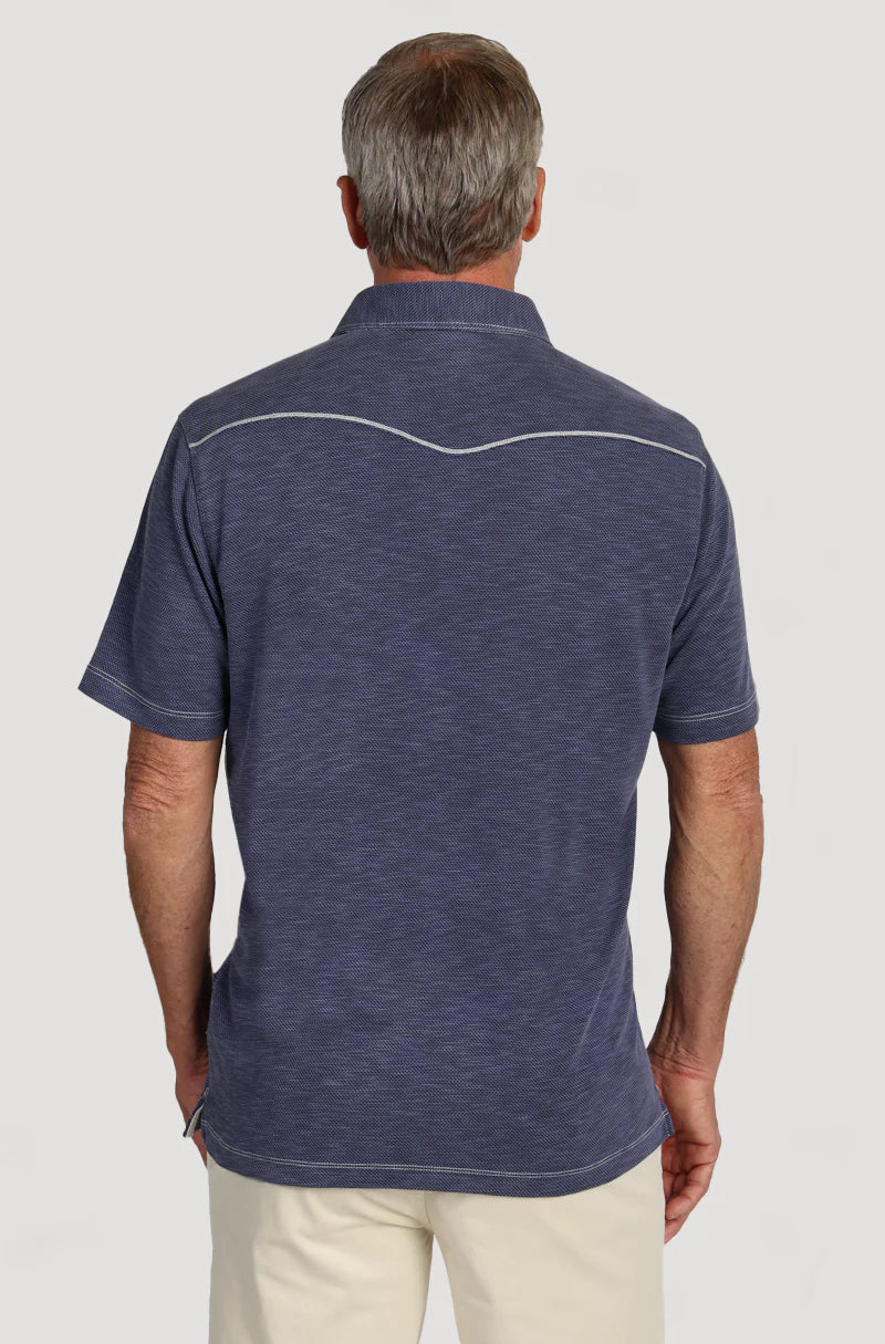 Sueded Dobby Modal Tencel S/S Polo