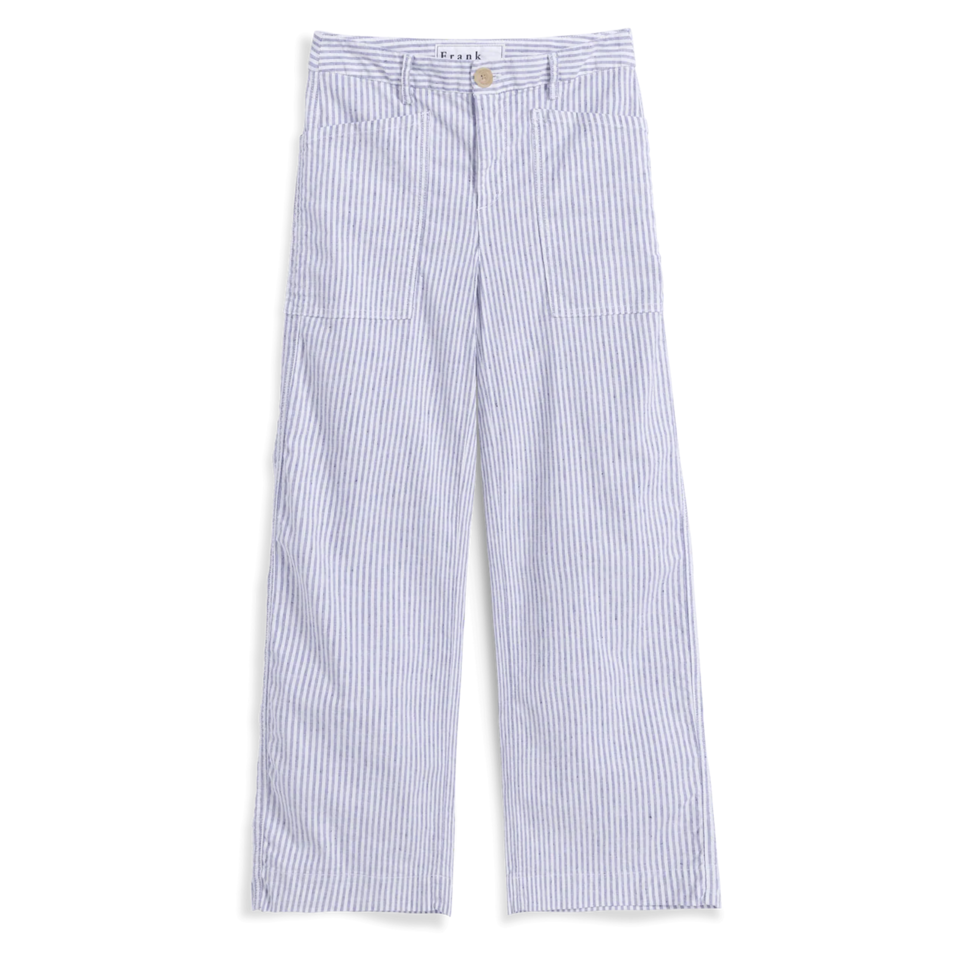 Limerick Wide-Leg Carpenter Pant