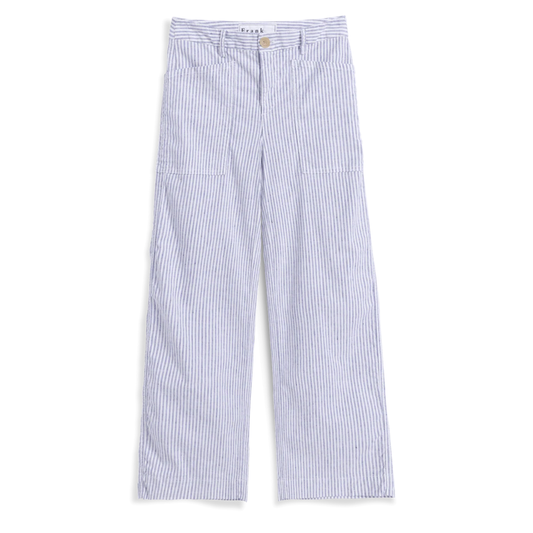 Limerick Wide-Leg Carpenter Pant