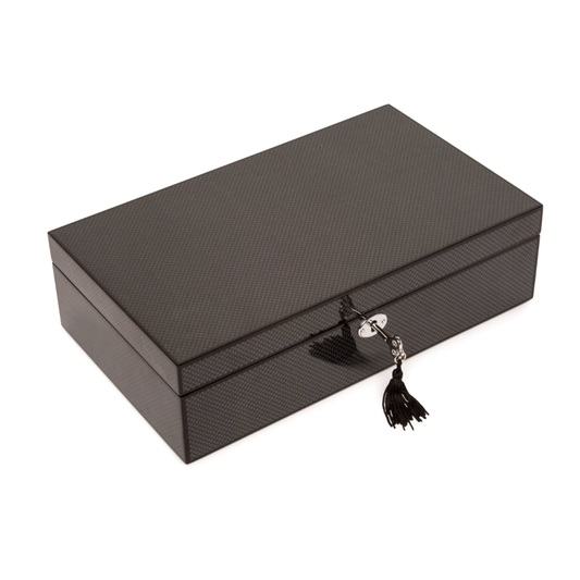 Stackable Jewelry Box - Carbon Fibor