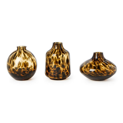 Tortoise Print Vases