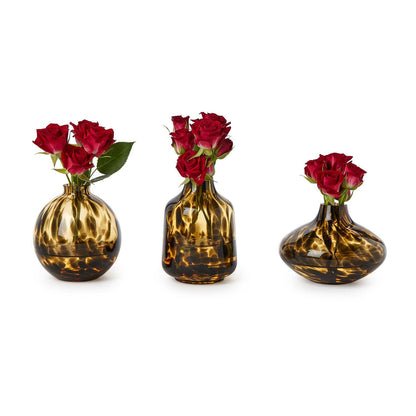 Tortoise Print Vases