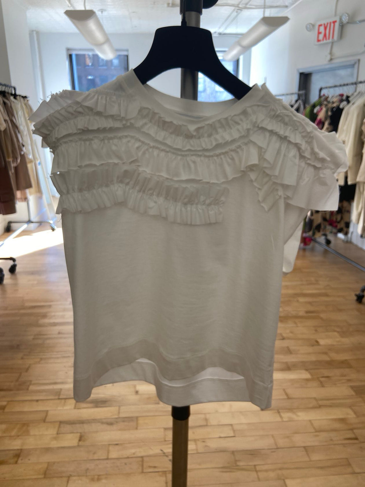 Ruffle Top Shirt