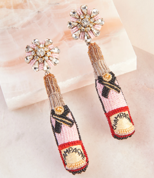 Rose Champagne Earring