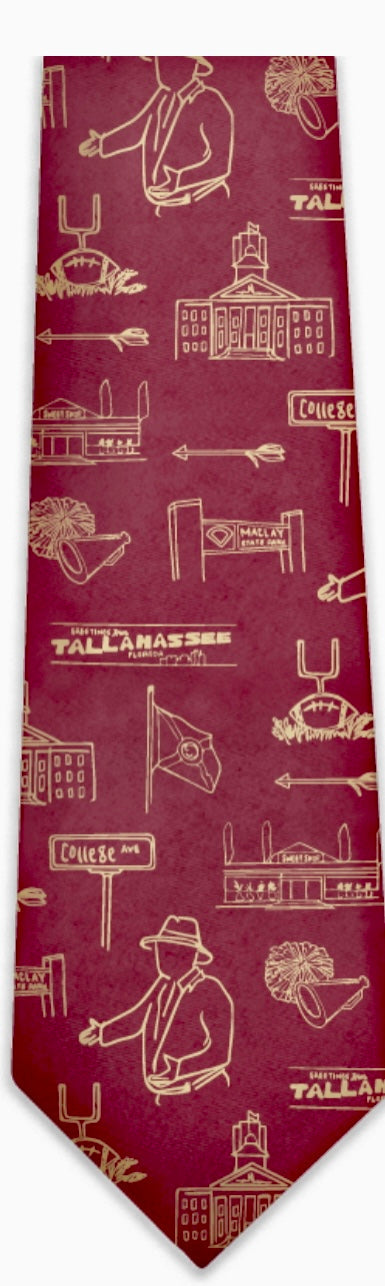 Tallahassee Toile Neck Tie