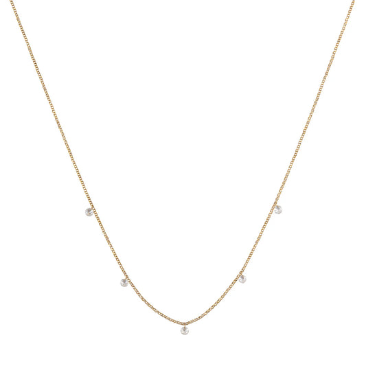 5 Floating Diamond Necklace