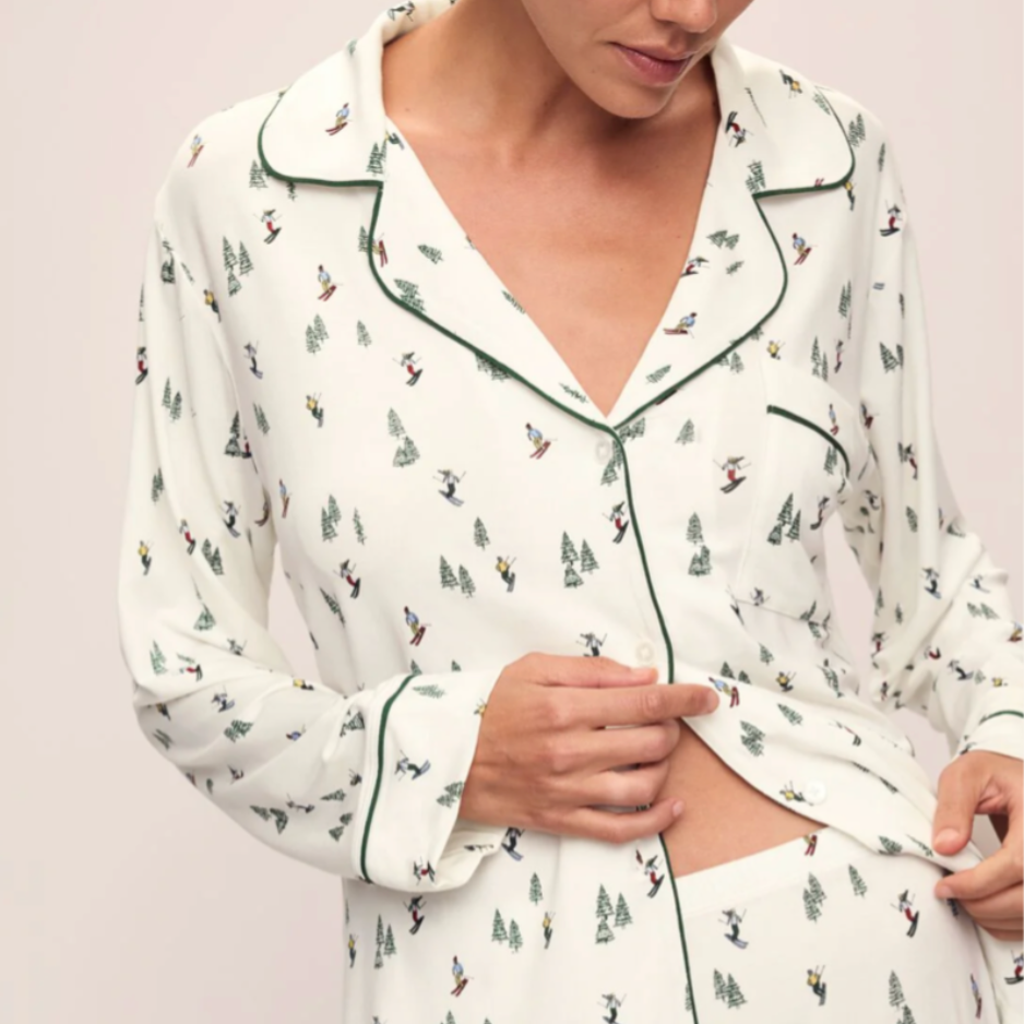 Gisele Long PJ - Ski Chalet Ivory/Pine