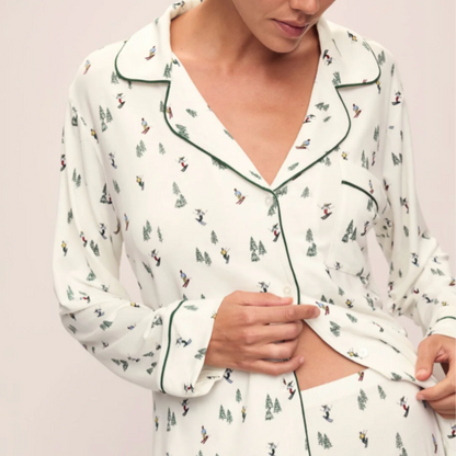 Gisele Long PJ - Ski Chalet Ivory/Pine