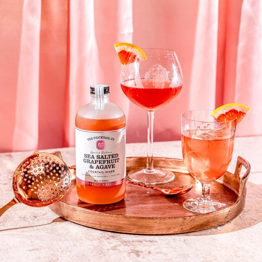 Sea Salted Grapefruit & Agave Cocktail Mixer