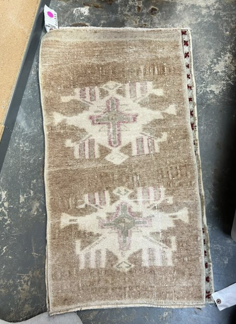 Vintage Mini Oushak Rug - 2'x3'