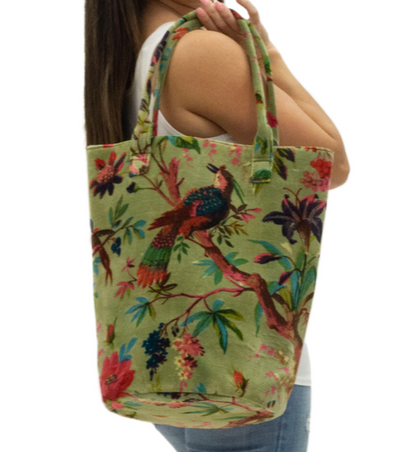 Paradise Bird Bucket Bag - Medium