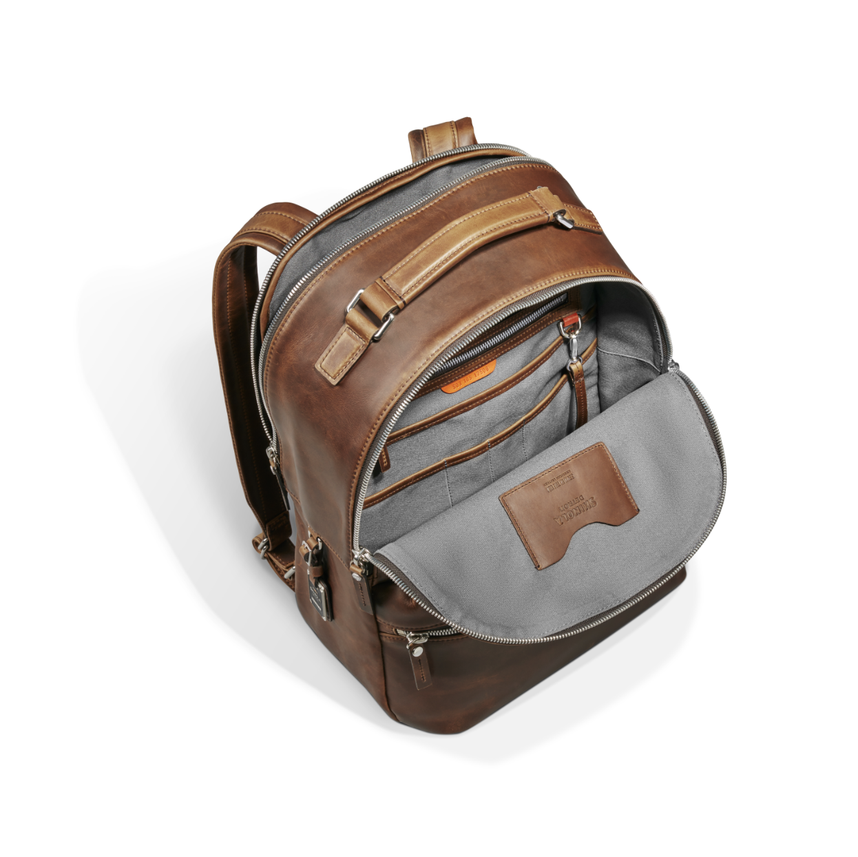 Runwell Navigator Leather Backpack