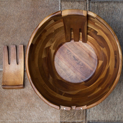 Acacia Wood Salad Bowl