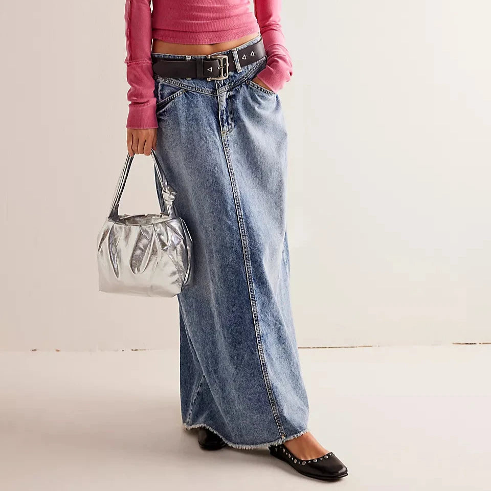 Come As You Are Denim Maxi