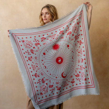 Cosmic Rodeo Cashmere Sweater Wrap