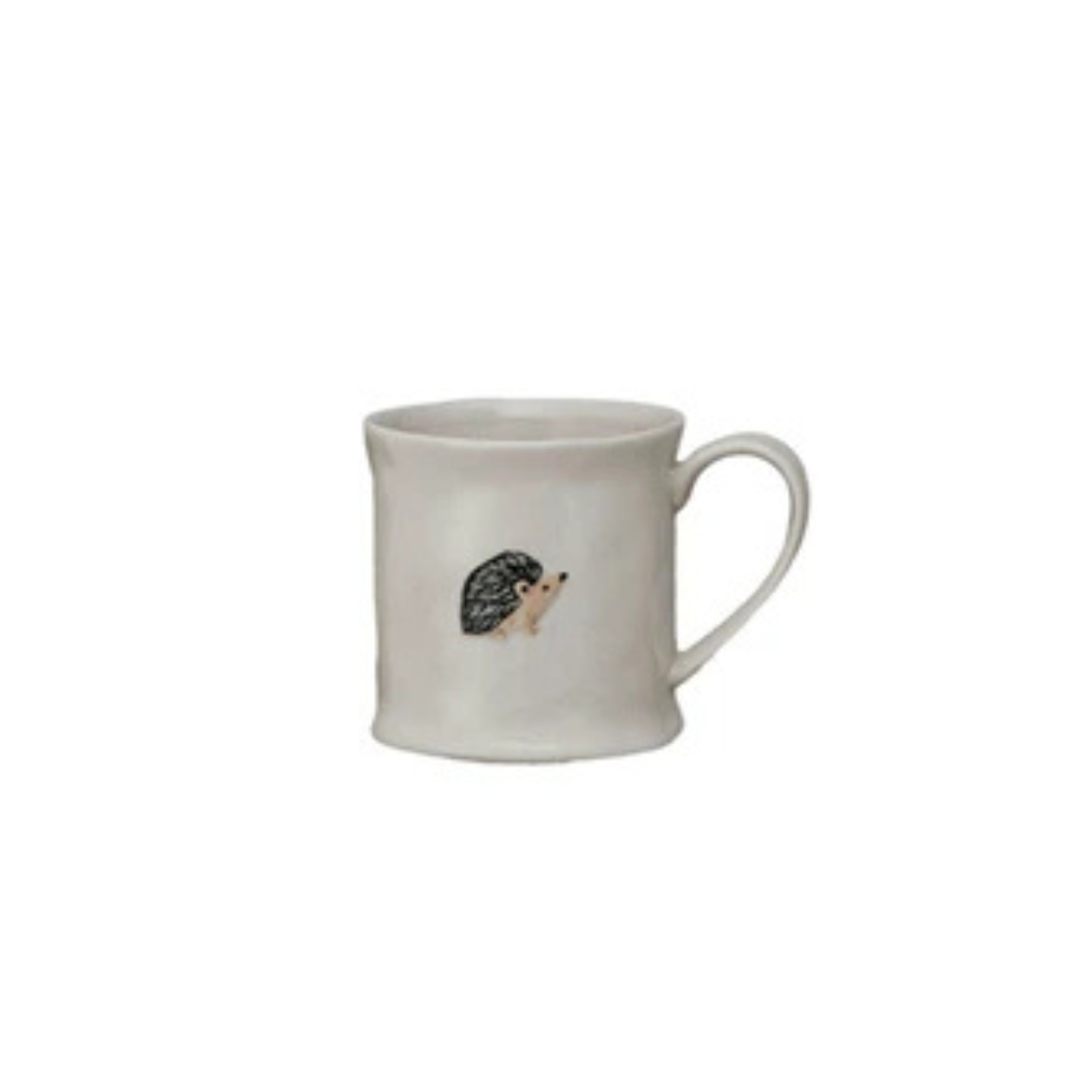 Embossed Stoneware Mug - 8oz