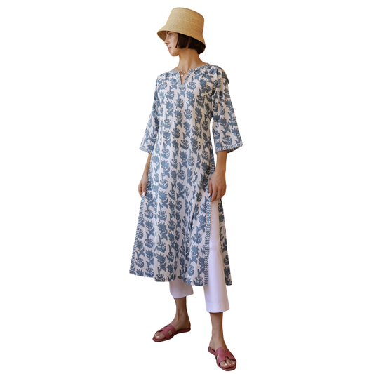 St. Barts Kaftan - Blue Marigold