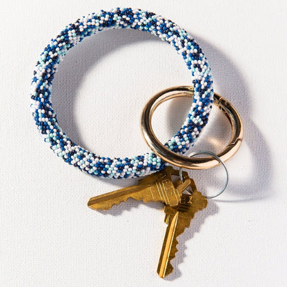 Chloe Seed Bead Key Ring