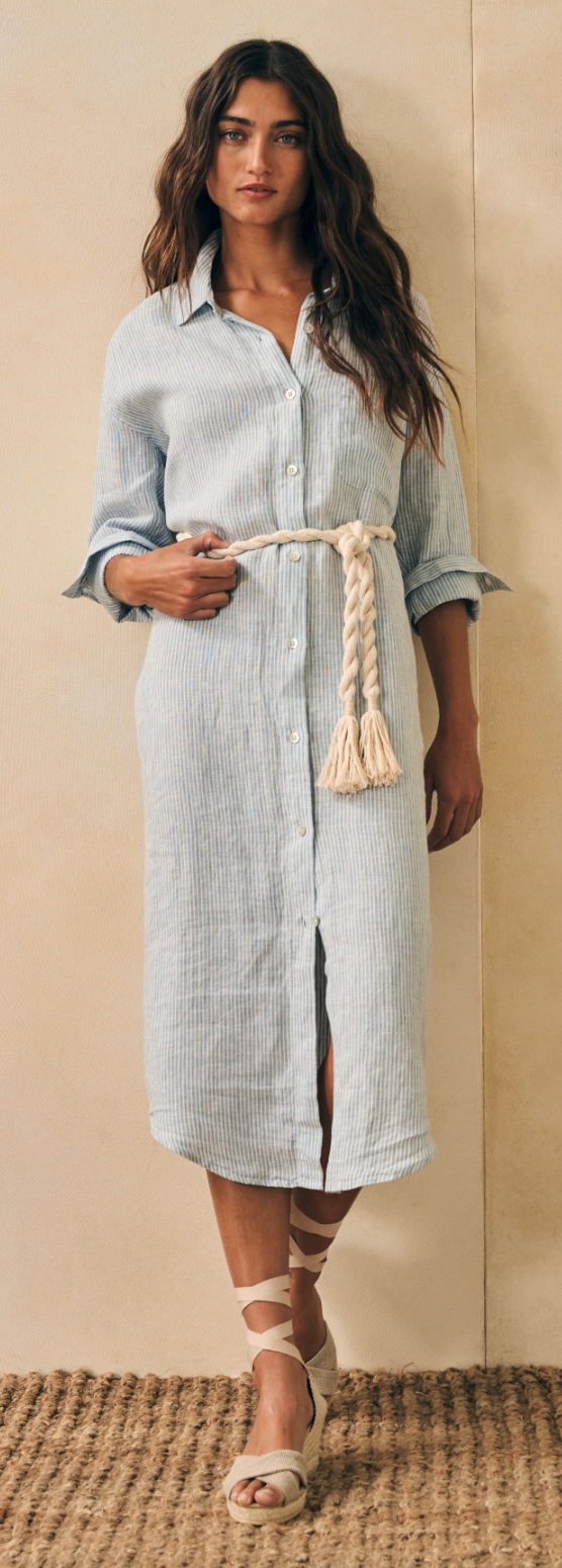 Laguna Linen Maxi Dress