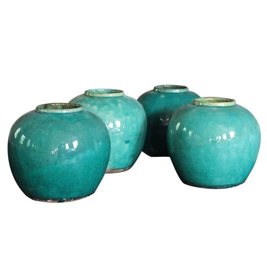 Emerald Glaze Ginger Jar