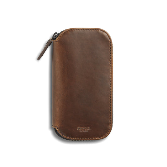 Travel Watch Case - Medium Brown