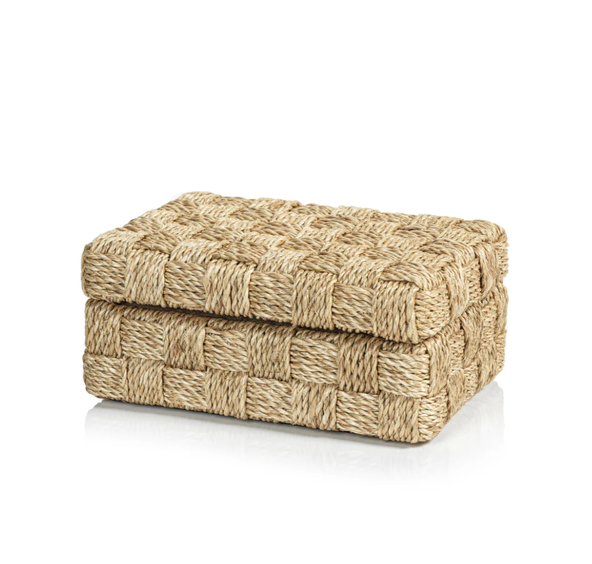 Natural Abaca Rope Hinged Box