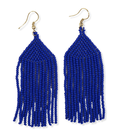 Michele Solid Fringe Earring