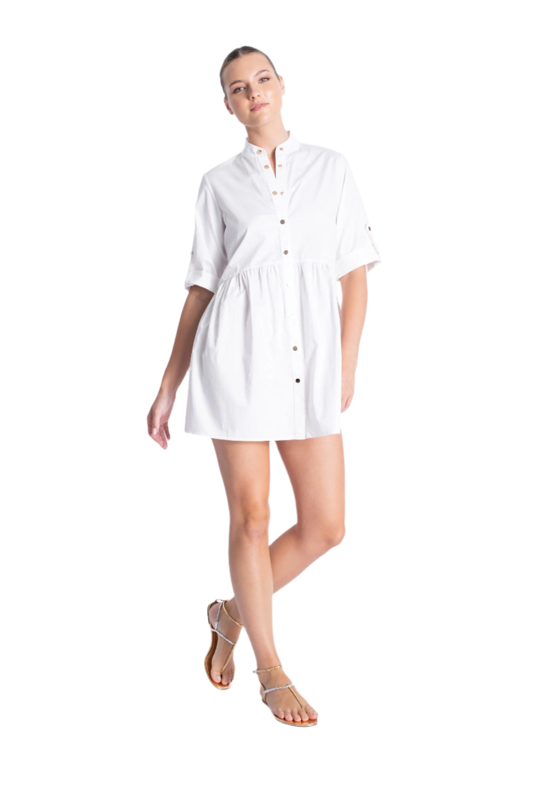Eden Solid Mini Dress