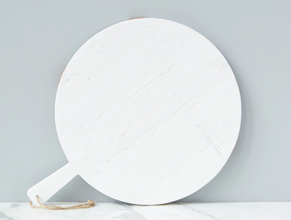 Round Mod Charcuterie Board - Medium - White