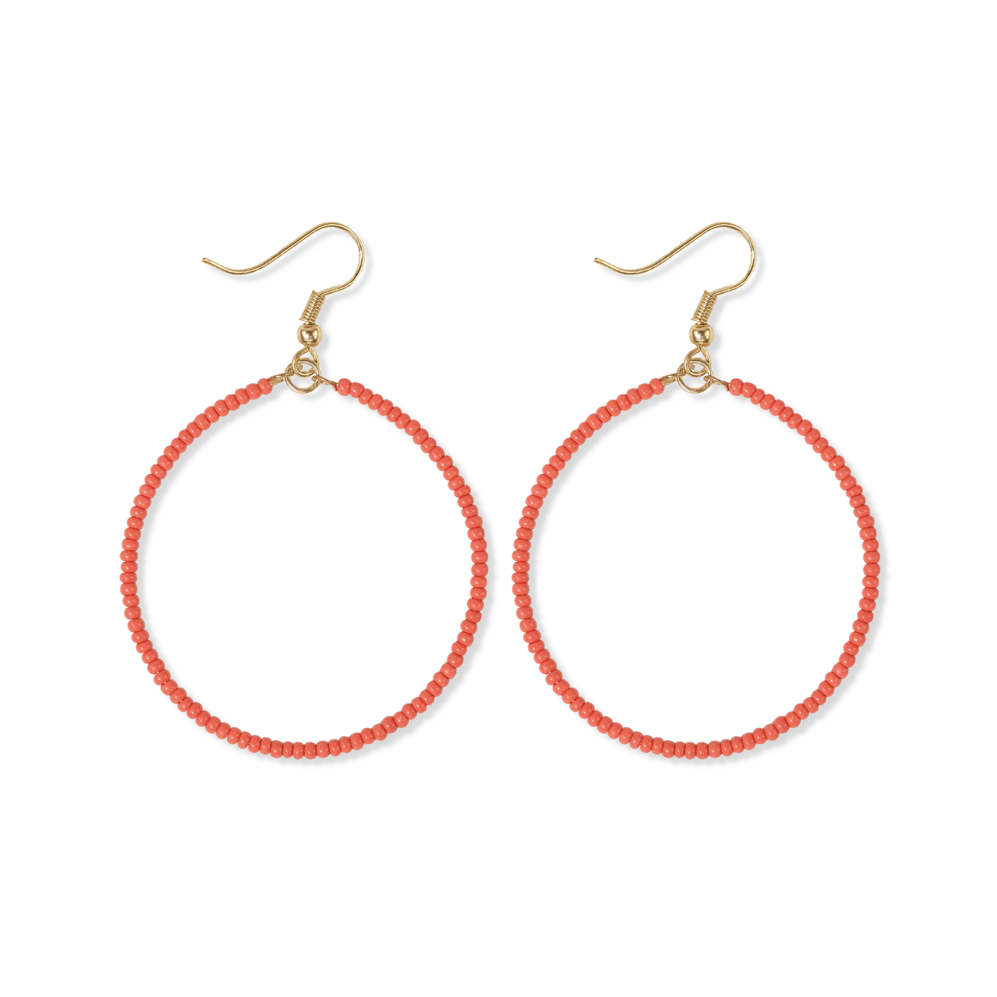 Ruby Hoop Earrings 