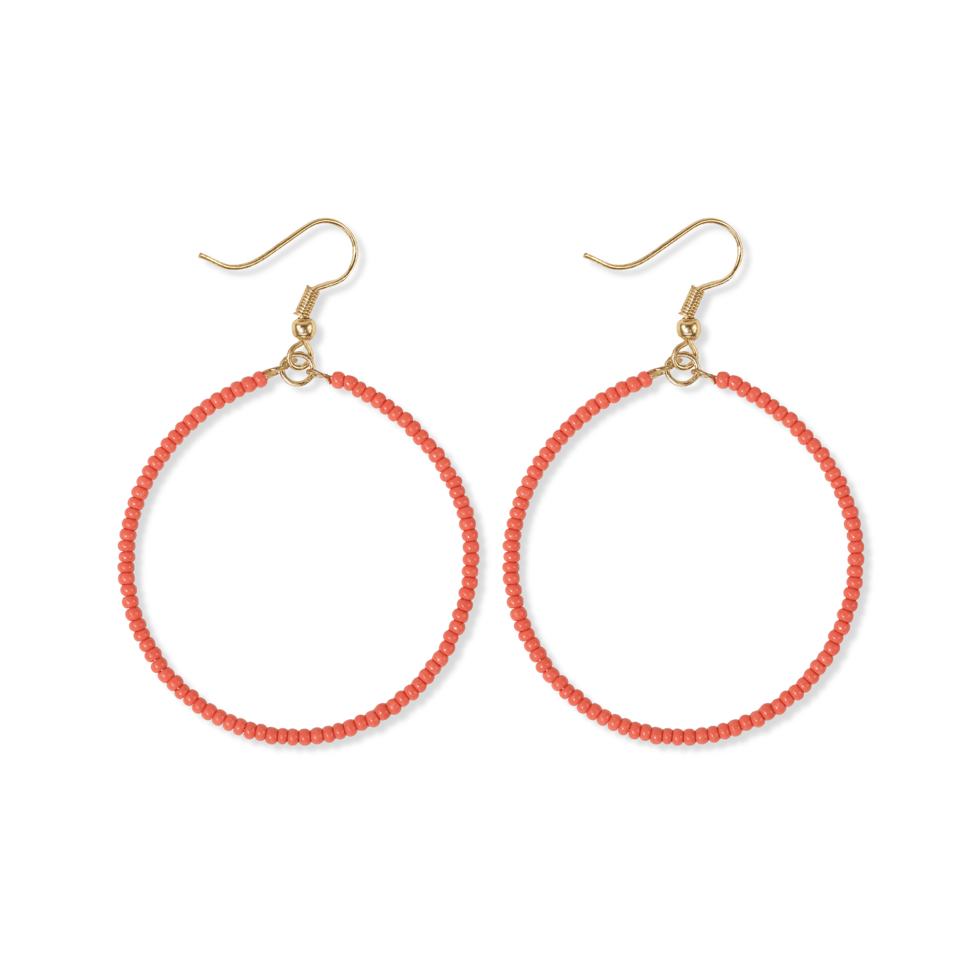 Ruby Hoop Earrings 